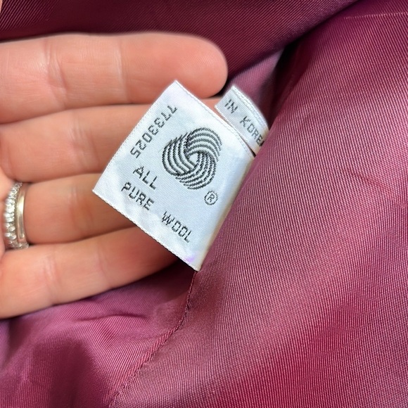 Mort Schrader 60s Dark Wine Colored Blazer - Picture 7 of 12